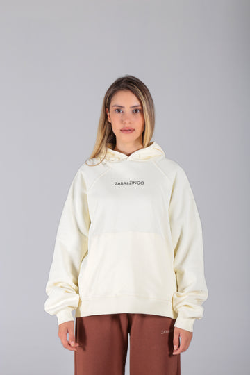 WOMEN'S COMBED COTTON OVERSIZE HOODIE