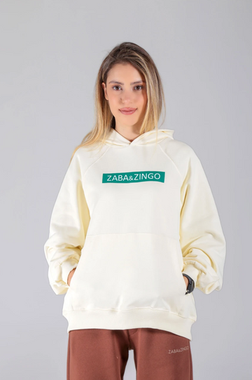 WOMEN'S COMBED COTTON OVERSIZE HOODIE