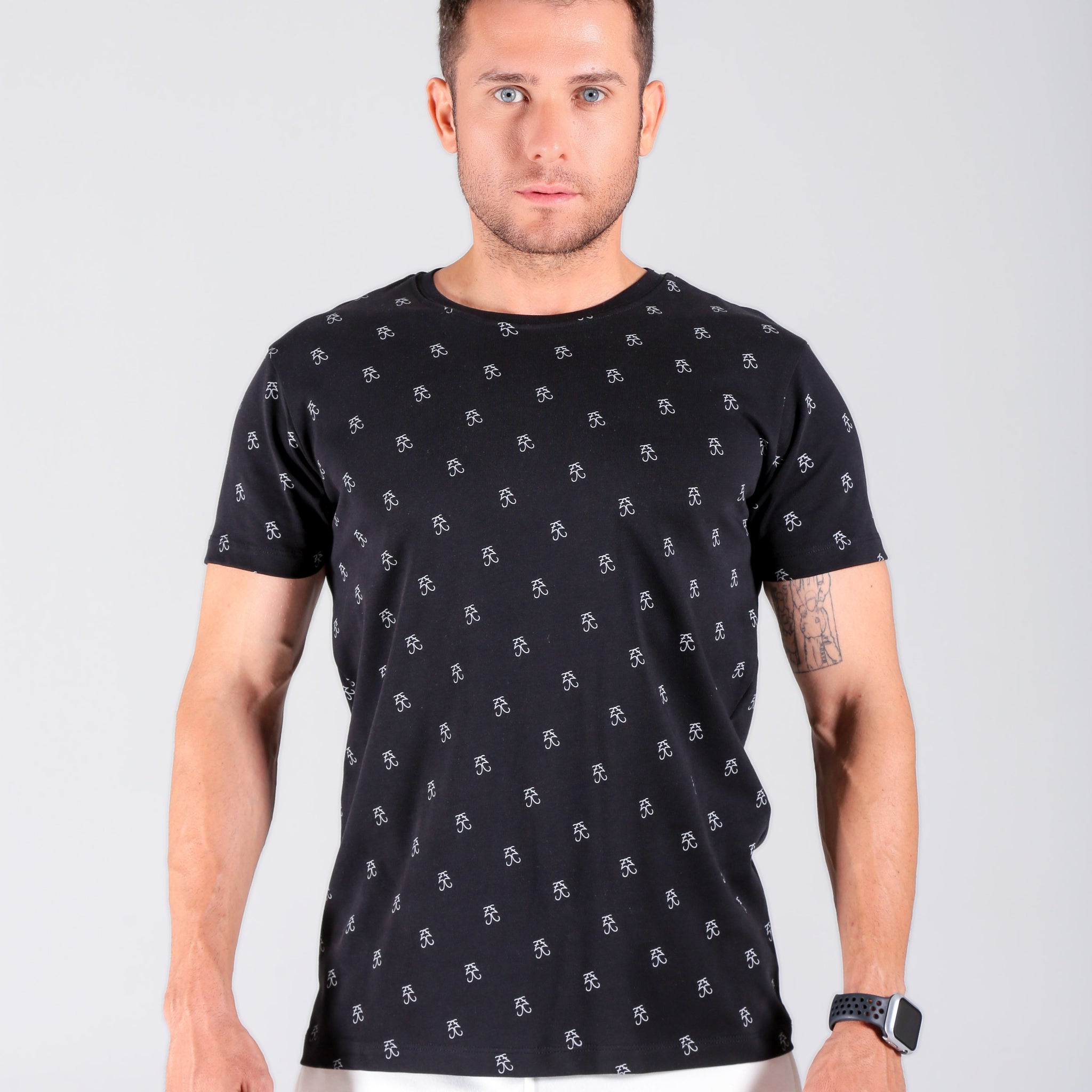 HERREN MODERN FIT PRINT T-SHIRT T16