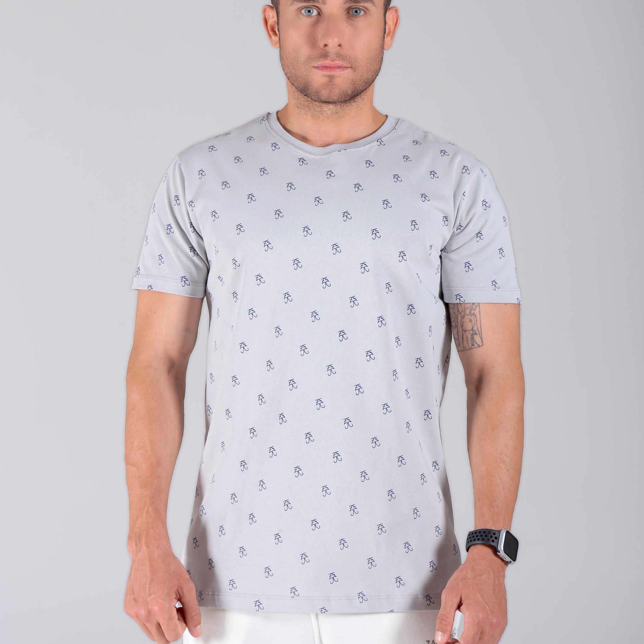 HERREN MODERN FIT PRINT T-SHIRT T17